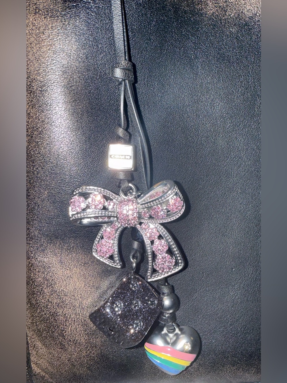 Coach Rogue 31 Loved Leather Charm Cluster- Rare & Exclusive - Picture 3 of 7